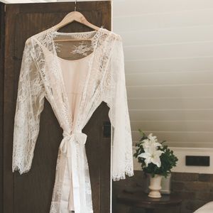 Little White Couture Robe